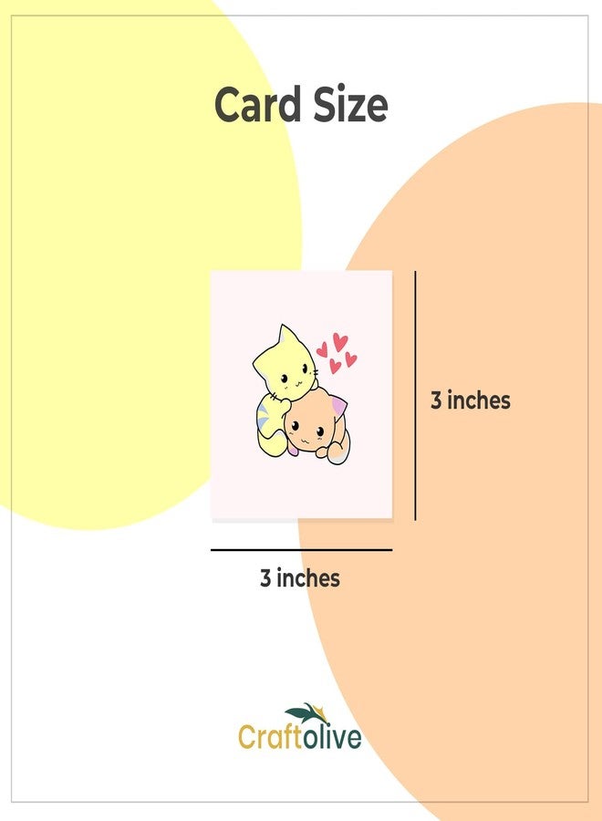 Craftolive 50 Pieces Romantic Theme Notes Greeting Cards to Express Love, Perfect for Anniversary Gift, Valentines Day, Marriage Proposal, Pre-wedding Photoshoot, Romantic Love Cards - Image 2